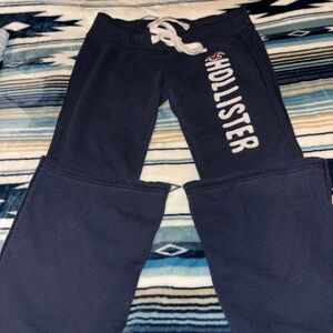 Hollister Navy Sweatpants Y2K